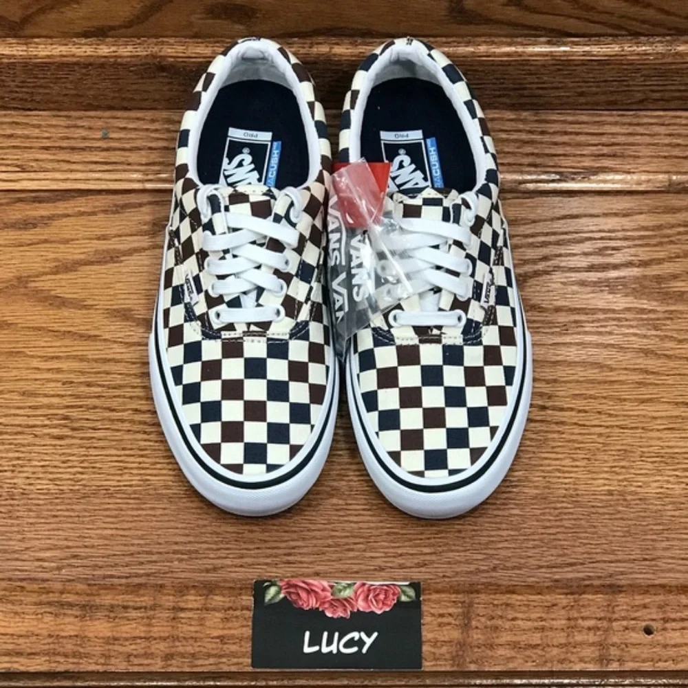 Vans Era‎ Pro Multi Checkerboard Dress Blue Shoes